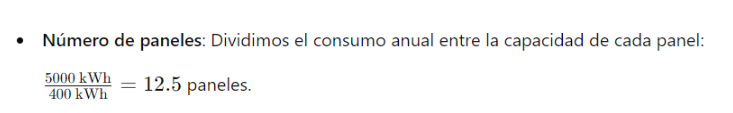 Cuántas placas solares necesito para una casa de 150 metros cuadrados calculo