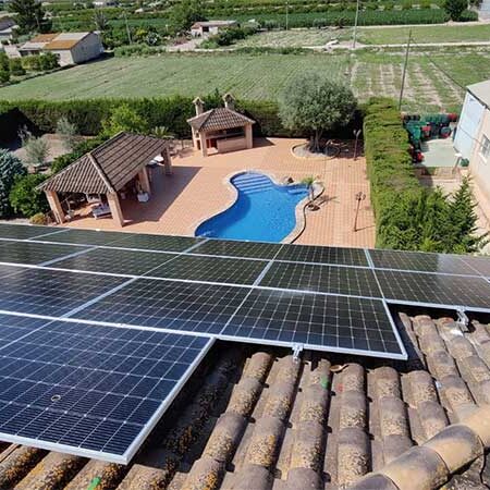 modo isla placas solares